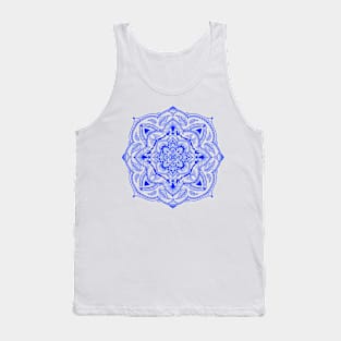 Royal Blue Mandala Tank Top